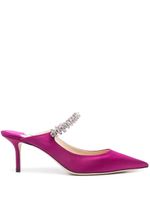 Jimmy Choo mules Bing 65 mm en cuir - Violet