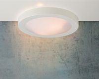 Lucide Fresh ronde plafondlamp 35cm 20W wit