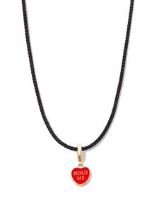 Lauren Rubinski collier Hold Me en or 14ct à pendentif