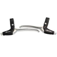 Saccon remgreep set l211 canti/rollerbrake zwart/zilver