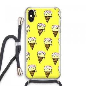 Isjes: iPhone XS Max Transparant Hoesje met koord