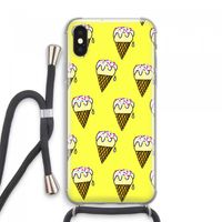 Isjes: iPhone XS Max Transparant Hoesje met koord