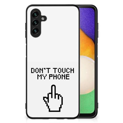 Samsung Galaxy A13 5G | A04s | Telefoon Hoesje | Finger Don&apos;t Touch My Phone