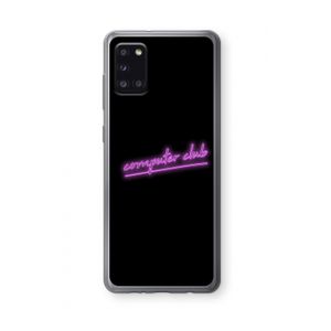 Vice Black: Samsung Galaxy A31 Transparant Hoesje