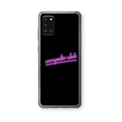 Vice Black: Samsung Galaxy A31 Transparant Hoesje