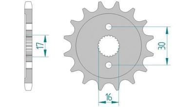 AFAM Sprocket 428 15z standard