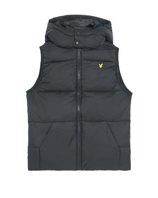 Lyle & Scott winter gilet jongens - donker navy blauw - gewatteerd