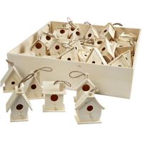 Creativ Company Vogelhuis, h: 7 cm, 6x10 stuk/ 1 doos
