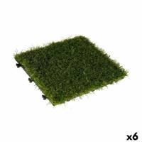In elkaar grijpende vloertegels Gazon Groen Plastic 30 x 3,5 x 30 cm (6 Stuks)