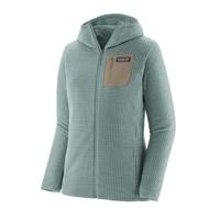 Patagonia R1 Air Hooded Full-Zip Fleece Dames Thermal Blue L