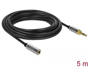 DeLOCK Stereo Jack 3,5 mm 3-Pin male > female verlengkabel
