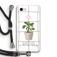 Kamerplant op vensterruit: Pixel 3 XL Transparant Hoesje met koord