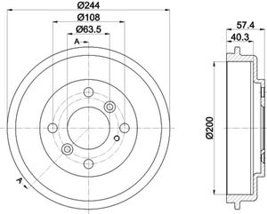 Textar Remtrommel 94031900