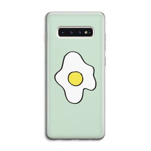Spiegelei: Samsung Galaxy S10 4G Transparant Hoesje