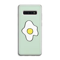 Spiegelei: Samsung Galaxy S10 4G Transparant Hoesje