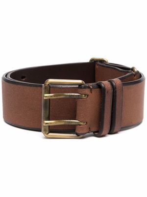 Gianfranco Ferré Pre-Owned ceinture en cuir à boucle (années 1990) - Marron