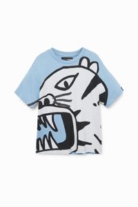 T-shirt met tijger - BLUE - 11/12