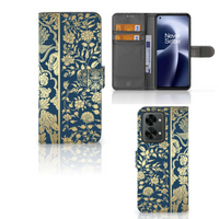 OnePlus Nord 2T Hoesje Beige Flowers