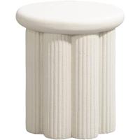 Leen Bakker - Tuinbijzettafel Parga - Zand - 45xØ40 Cm - Magnesiumoxide - Beige