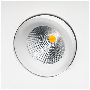 LED inbouwspot 540 lumen 6W wit draai en kantelbaar 2000 tot 2800K Junistar Square Isosafe SG 901251