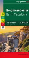 Wegenkaart - landkaart Noord-Macedonië | Freytag & Berndt