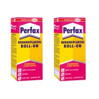 4x pakken Perfax roll-on behanglijm/behangplaksel 200 gram - thumbnail