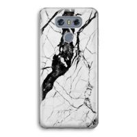 Witte marmer 2: LG G6 Transparant Hoesje