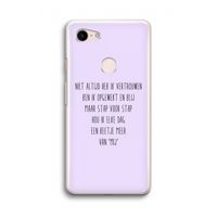 Zelfvertrouwen: Google Pixel 3 Transparant Hoesje