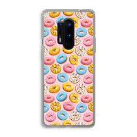 Pink donuts: OnePlus 8 Pro Transparant Hoesje