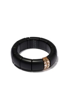 Roberto Demeglio "bague Pura en or rose 18ct, diamant et céramique"