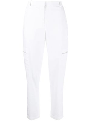 Fabiana Filippi pantalon à taille haute - Blanc