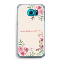Rozen: Samsung Galaxy S6 Transparant Hoesje