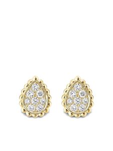 Boucheron boucles d'oreilles Serpent Bohème XS en or 18ct ornées de diamants