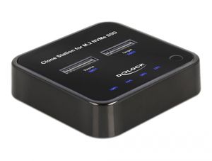 DeLOCK M.2 Docking Station for 2 x M.2 NVMe PCIe SSD with Clone function dockingstation