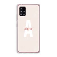 Strawberry Milkshake: Samsung Galaxy A51 5G Transparant Hoesje