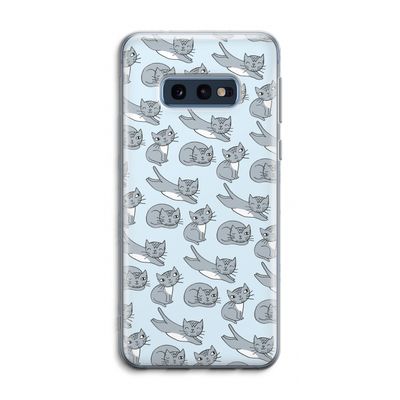 Poezen: Samsung Galaxy S10e Transparant Hoesje