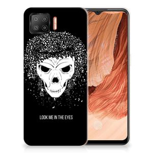 Silicone Back Case OPPO A73 4G Skull Hair