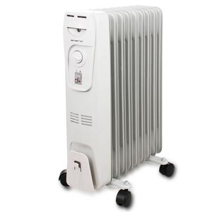 Emerio HO-105589 electrische verwarming Binnen Wit 2000 W Olie elektrisch verwarmingstoestel