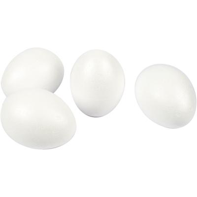 Creativ Company Eieren, h: 10 cm, wit, 25 stuk/ 1 doos