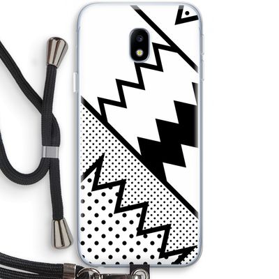 Pop Art #5: Samsung Galaxy J3 (2017) Transparant Hoesje met koord