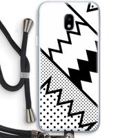Pop Art #5: Samsung Galaxy J3 (2017) Transparant Hoesje met koord