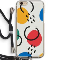 Illustratieve pop 3: iPhone 6 / 6S Transparant Hoesje met koord Illustratieve pop 3: iPhone 6 / 6S Transparant Hoesje met koord