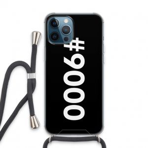 #9000: iPhone 13 Pro Max Transparant Hoesje met koord