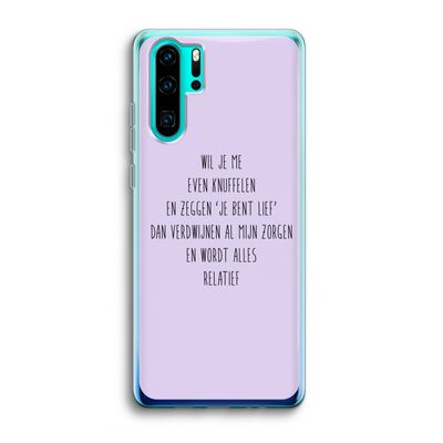 Relatief: Huawei P30 Pro Transparant Hoesje