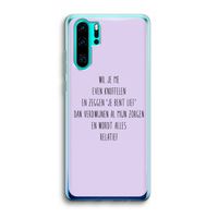 Relatief: Huawei P30 Pro Transparant Hoesje