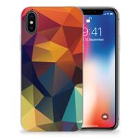 Apple iPhone X | Xs | TPU Hoesje | Polygon Color