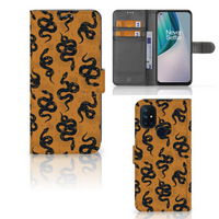 Telefoonhoesje met Pasjes voor OnePlus Nord N10 Snakes