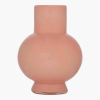 Hakbijl Glass Bloemenvaas Deborah - Zacht Roze - glas - D17 x H22 cm?