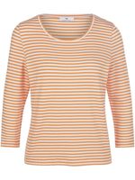 Shirt ronde hals en 3/4-mouwen Van Peter Hahn oranje - thumbnail
