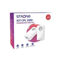 CPL Kit - STRONG - Powerline 1000 Duo - Gefilterde socket - 2 Adapters - Hoge snelheid tot 1000 Mbit/s - thumbnail